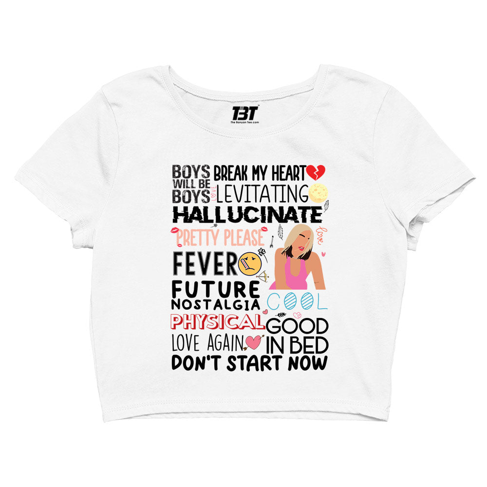 dua lipa dua's discography crop top music band buy online united states of america usa the banyan tee tbt men women girls boys unisex s