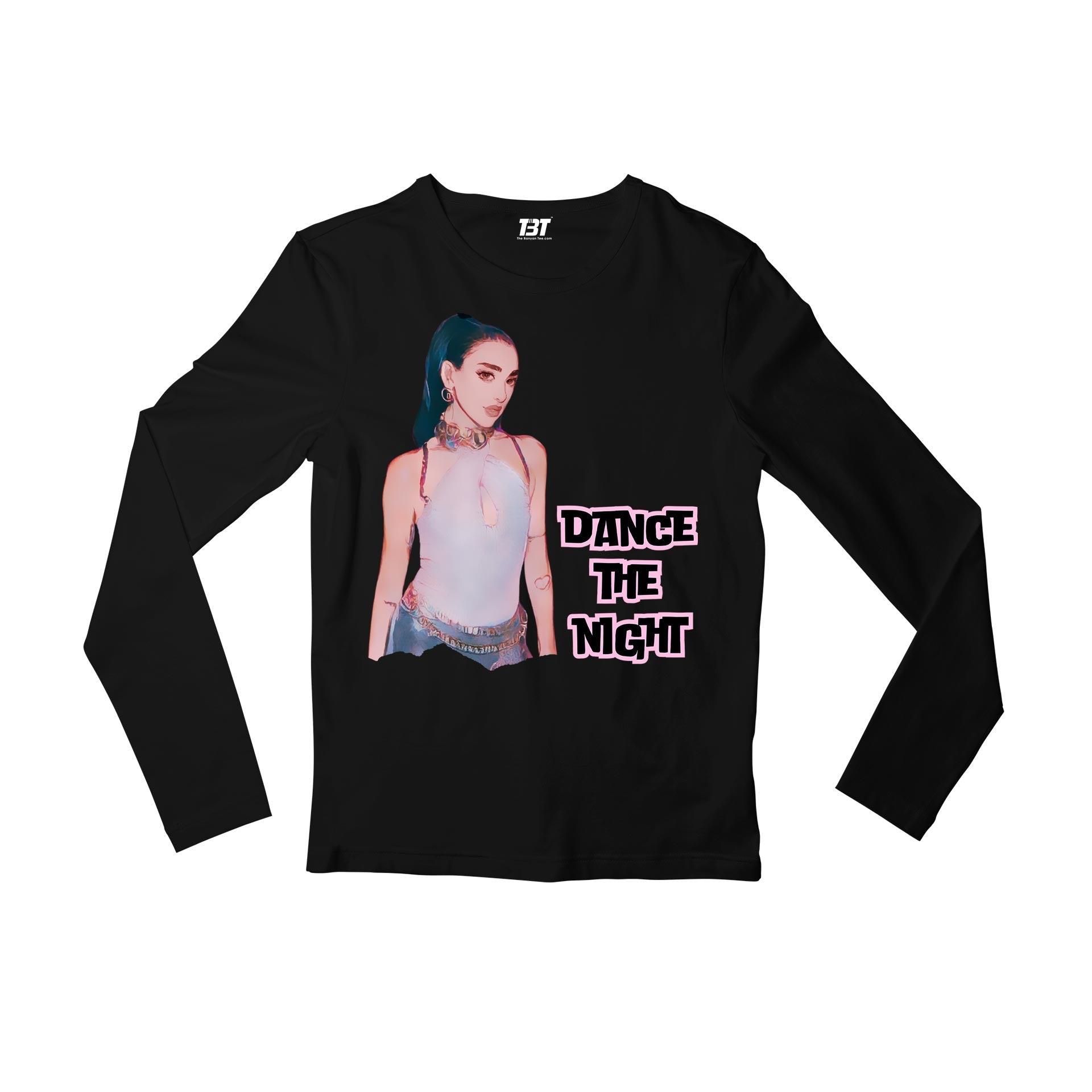 dua lipa dance the night full sleeves long sleeves music band buy online india the banyan tee tbt men women girls boys unisex black