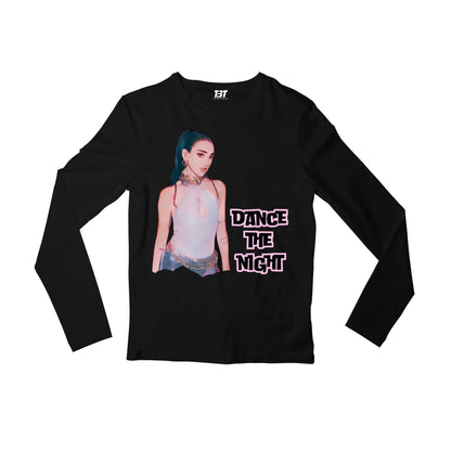 dua lipa dance the night full sleeves long sleeves music band buy online india the banyan tee tbt men women girls boys unisex black