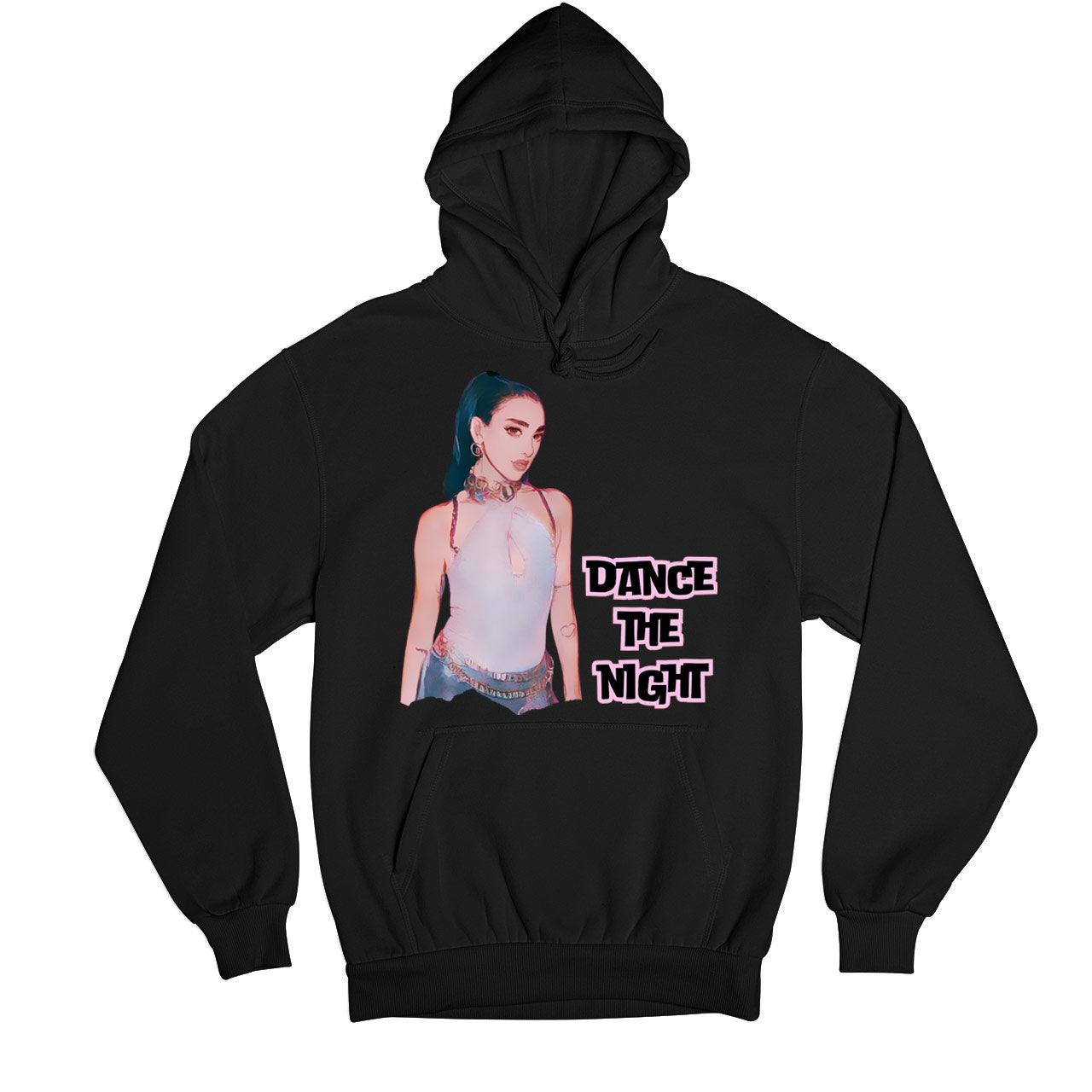 dua lipa dance the night hoodie hooded sweatshirt winterwear music band buy online united states usa the banyan tee tbt men women girls boys unisex black