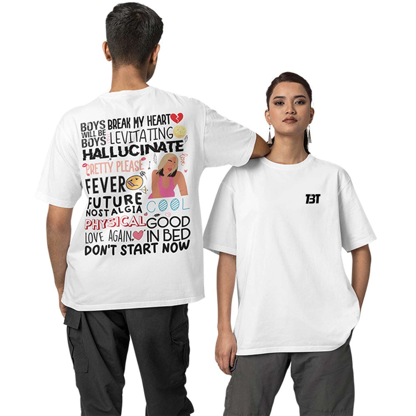 Oversized T shirt - Doodle