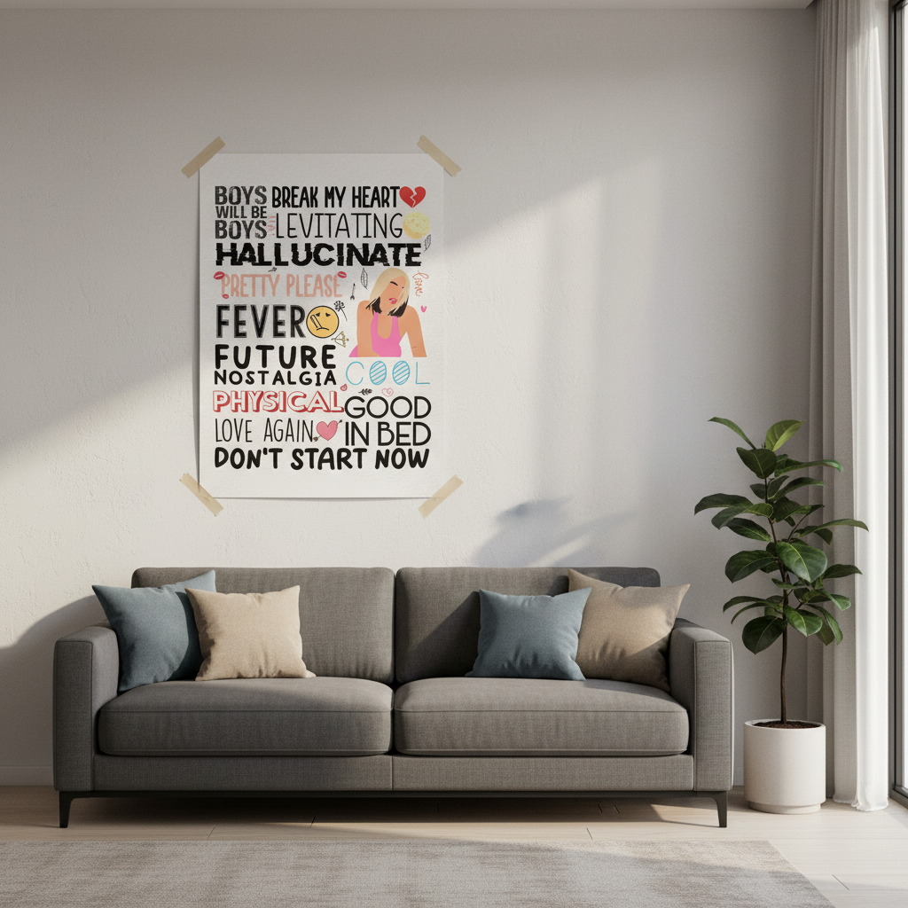 Poster - Dua's Discography