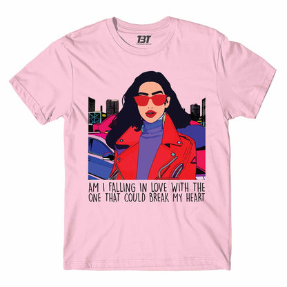 dua lipa break my heart t-shirt music band buy online united states of america usa the banyan tee tbt men women girls boys unisex baby pink