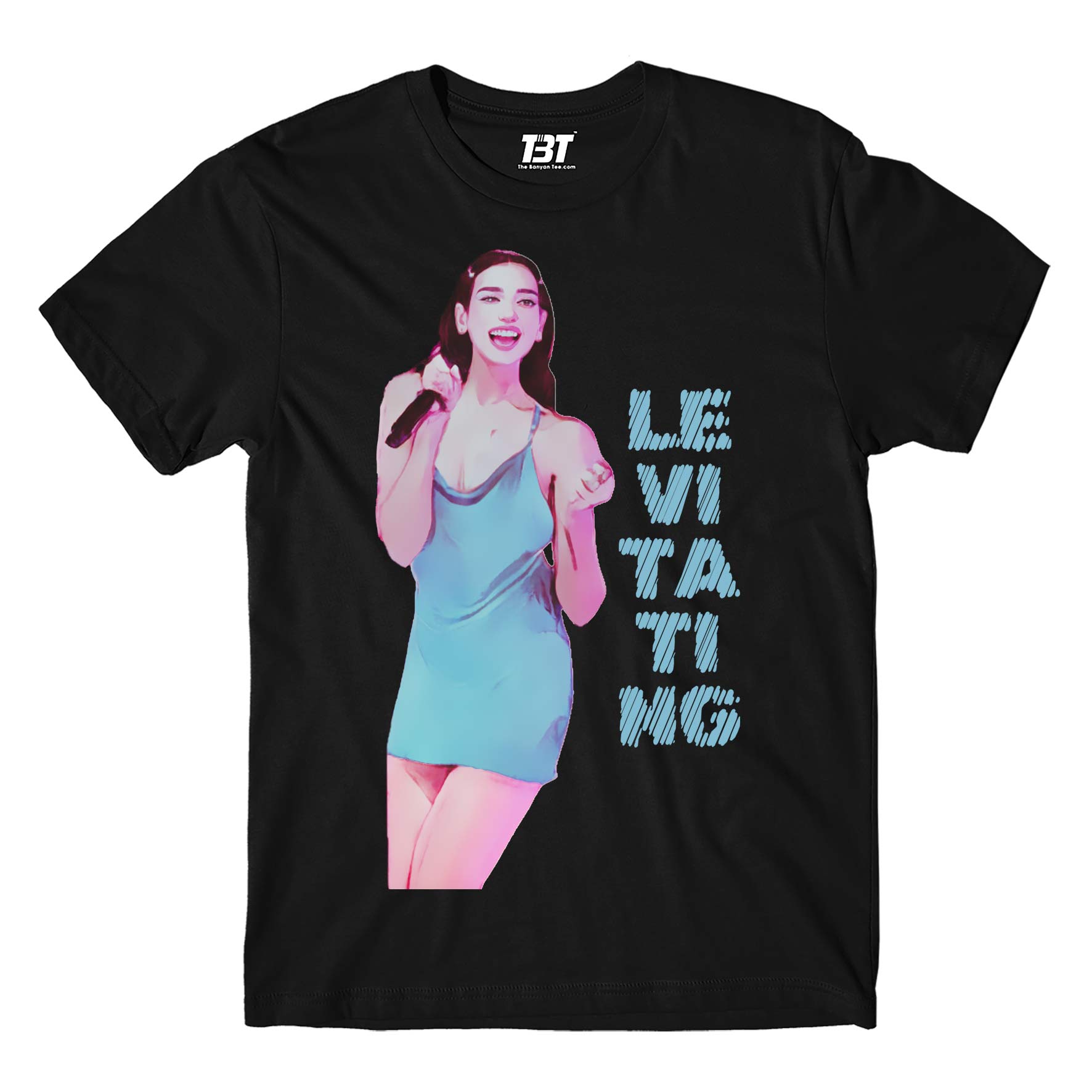 dua lipa levitating t-shirt music band buy online usa united states the banyan tee tbt men women girls boys unisex black