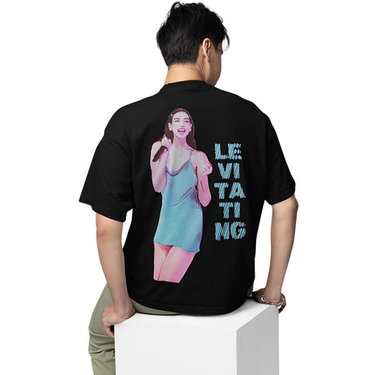 dua lipa oversized t shirt - levitating music t-shirt black buy online india the banyan tee tbt men women girls boys unisex