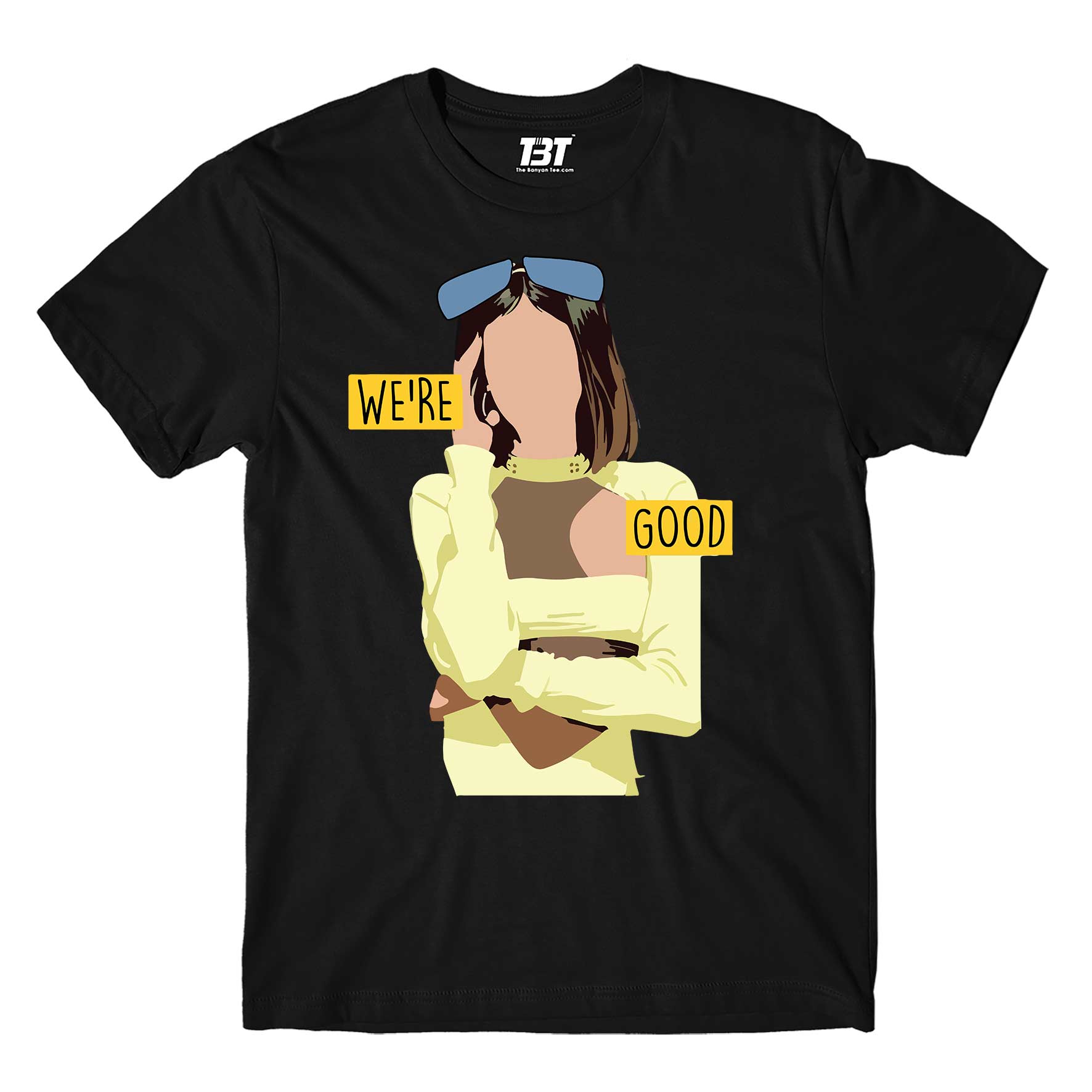 dua lipa we're good t-shirt music band buy online united states of america usa the banyan tee tbt men women girls boys unisex black