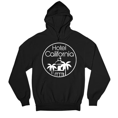 eagles hotel california hoodie hooded sweatshirt winterwear music band buy online usa united states of america the banyan tee tbt men women girls boys unisex black