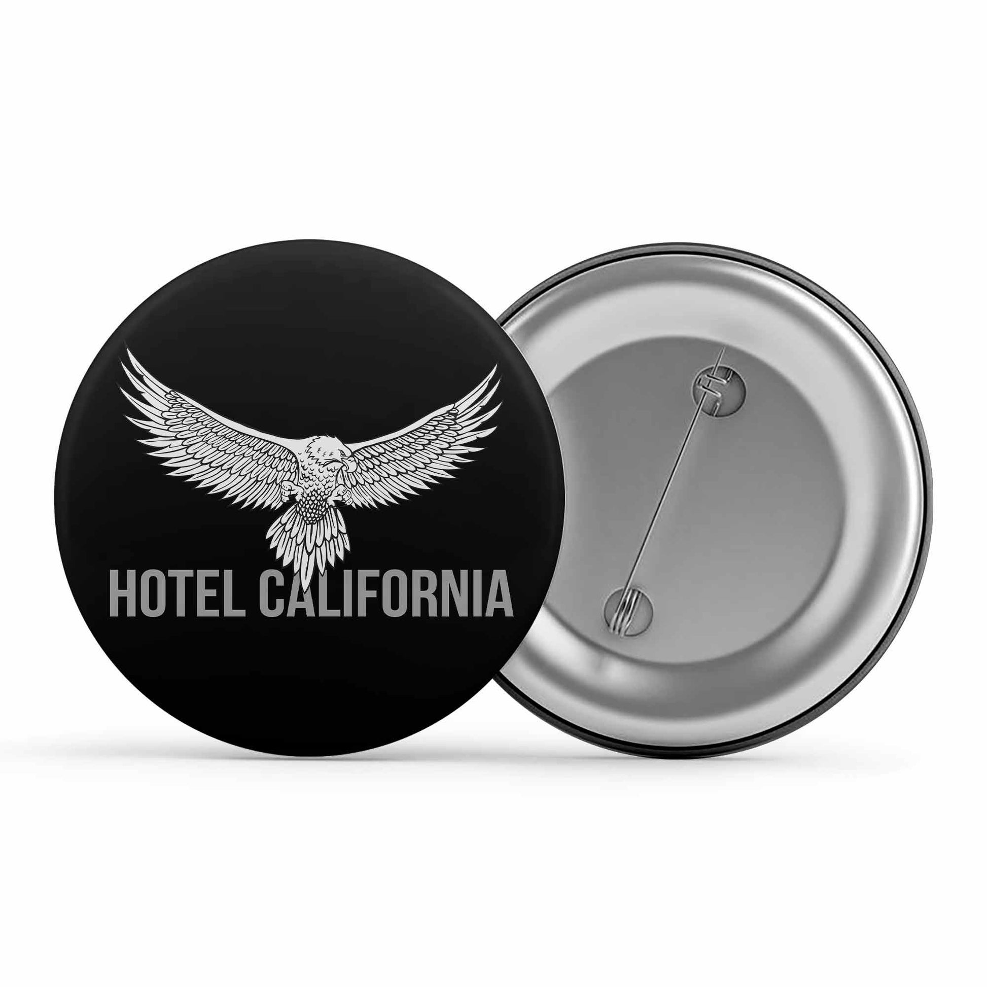 eagles hotel california badge pin button music band buy online united states of america usa the banyan tee tbt men women girls boys unisex