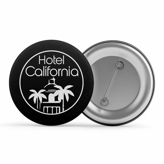 eagles hotel california badge pin button music band buy online united states of america usa the banyan tee tbt men women girls boys unisex