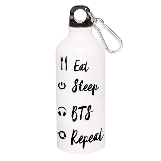 BTS Sipper Metal Water Bottle The Banyan Tee TBT for gym girls adults straw drinking stylish online 1 litre milton 750 ml Bangtan Boys K Pop Music