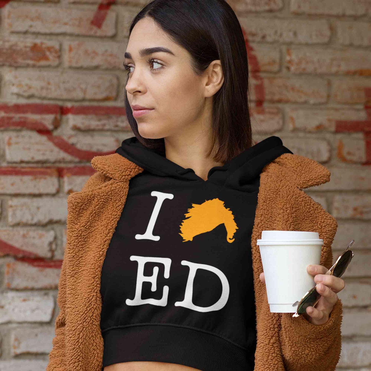 ed sheeran i love ed crop hoodie hooded sweatshirt upper winterwear music band buy online india the banyan tee tbt men women girls boys unisex black