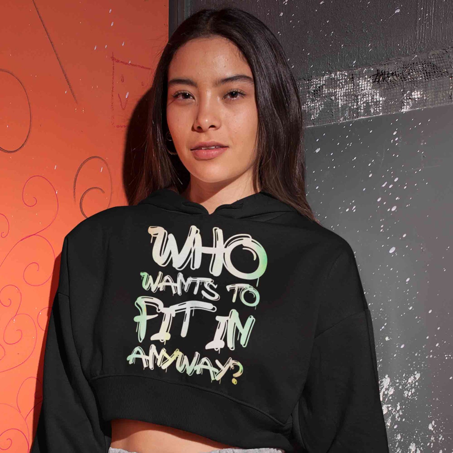 ed sheeran nobody wants to fit in - i don't care crop hoodie hooded sweatshirt upper winterwear music band buy online india the banyan tee tbt men women girls boys unisex black