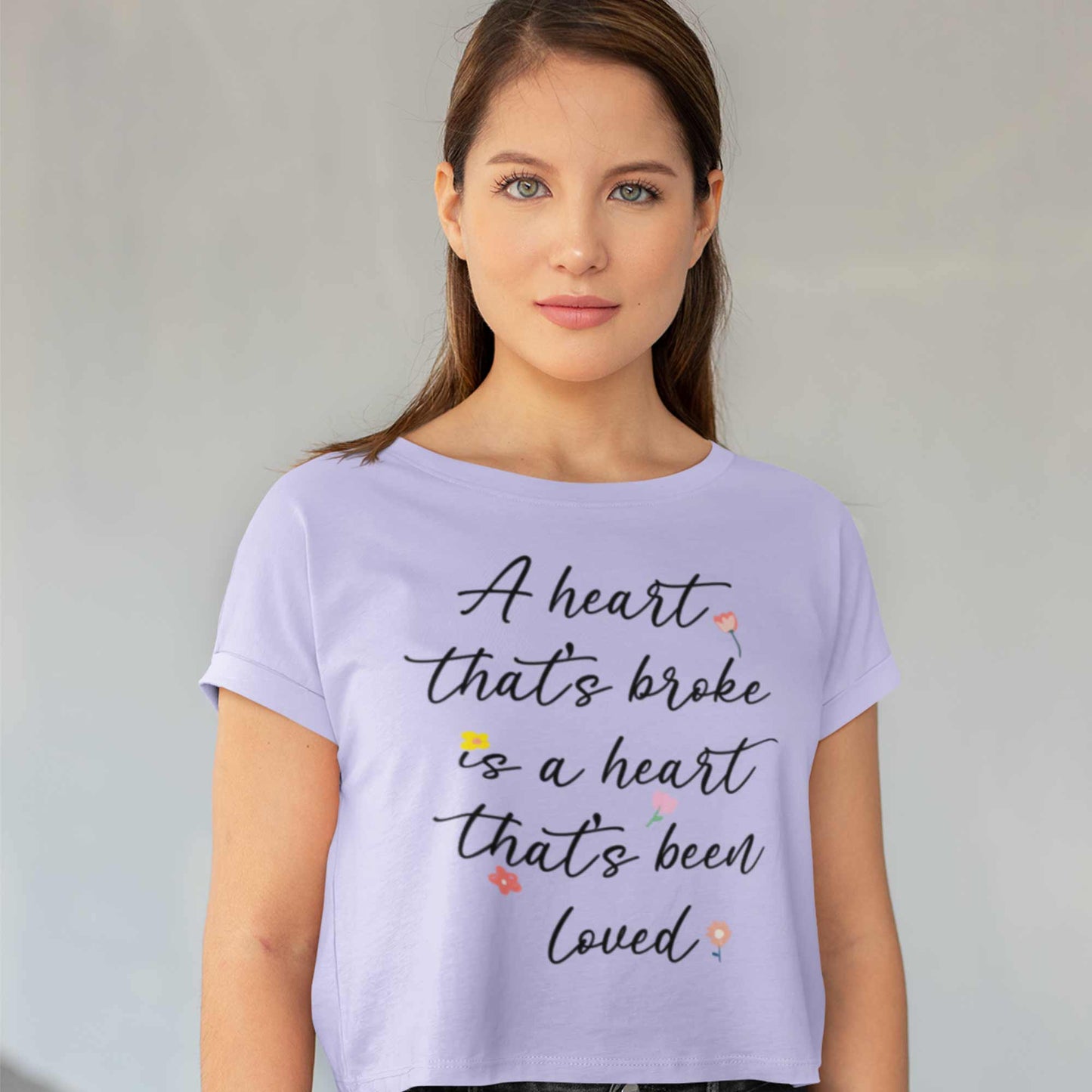 ed sheeran a heart that's broke - supermarket flowers crop top music band buy online united states of america usa the banyan tee tbt men women girls boys unisex Sky Blue