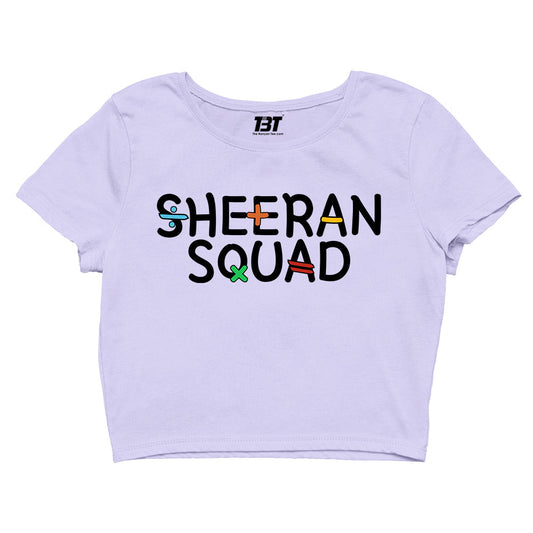 ed sheeran sheeran squad crop top music band buy online united states of america usa the banyan tee tbt men women girls boys unisex s