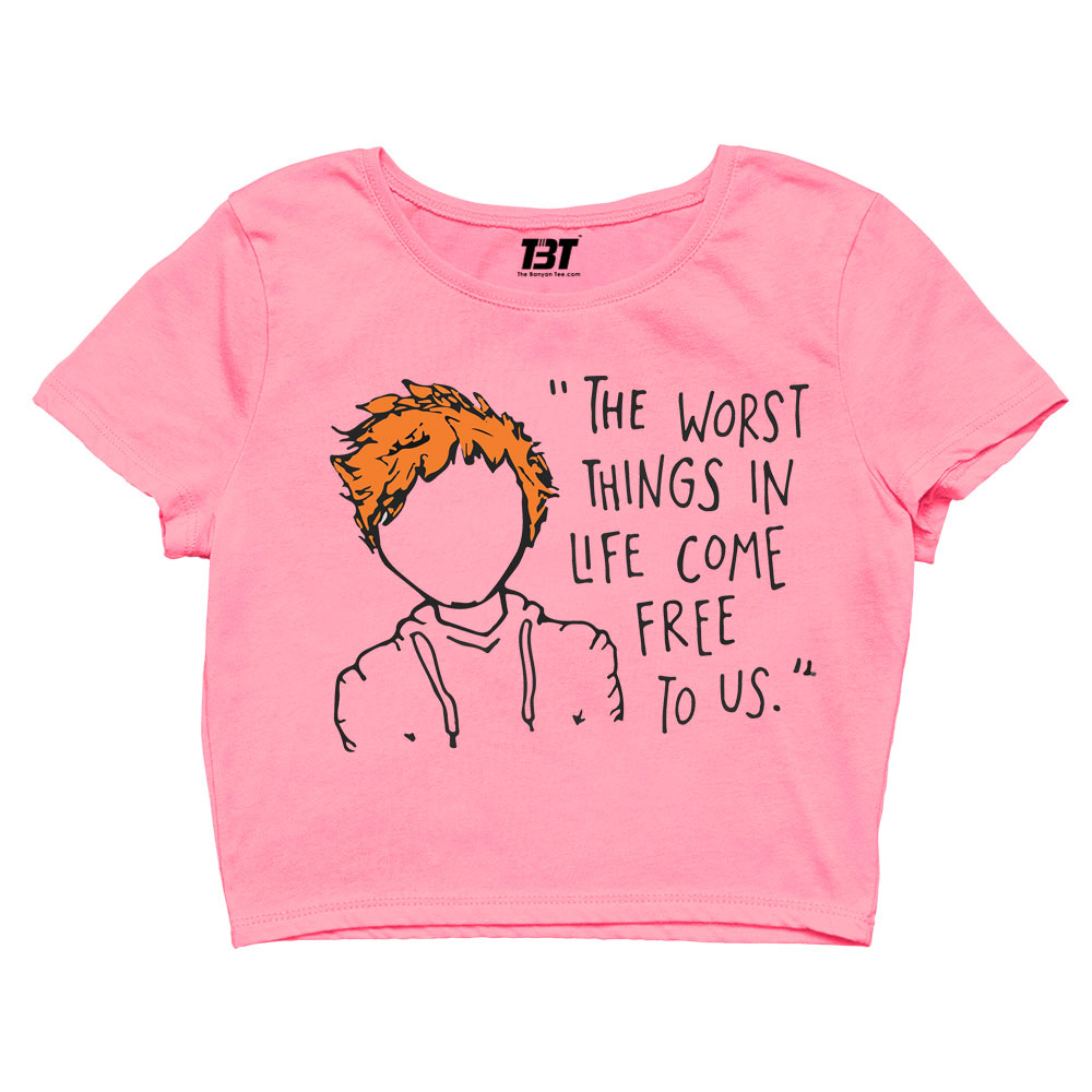 ed sheeran happier crop top music band buy online united states of america usa the banyan tee tbt men women girls boys unisex baby pink