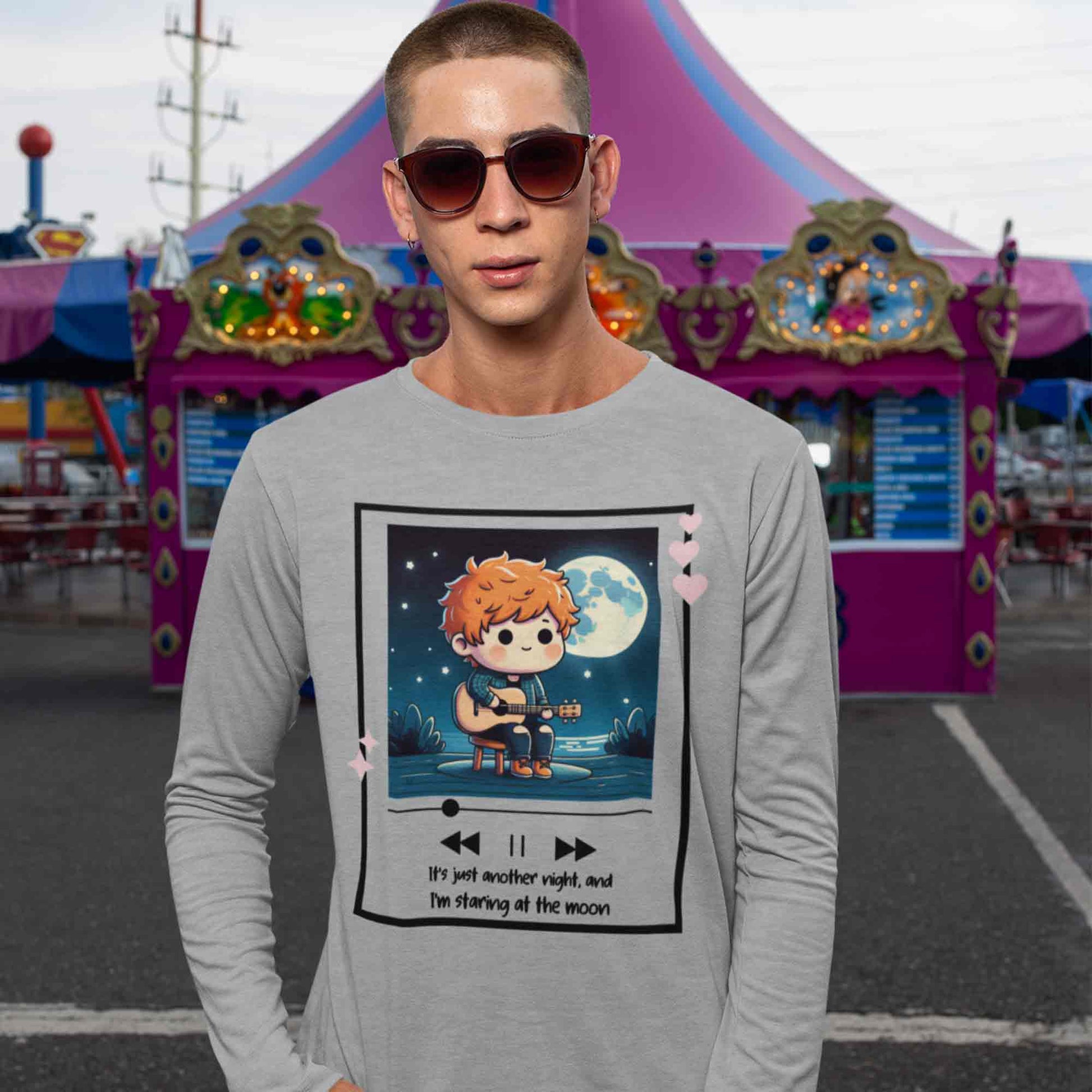 ed sheeran all of our stars full sleeves long sleeves music band buy online india the banyan tee tbt men women girls boys unisex Gray
