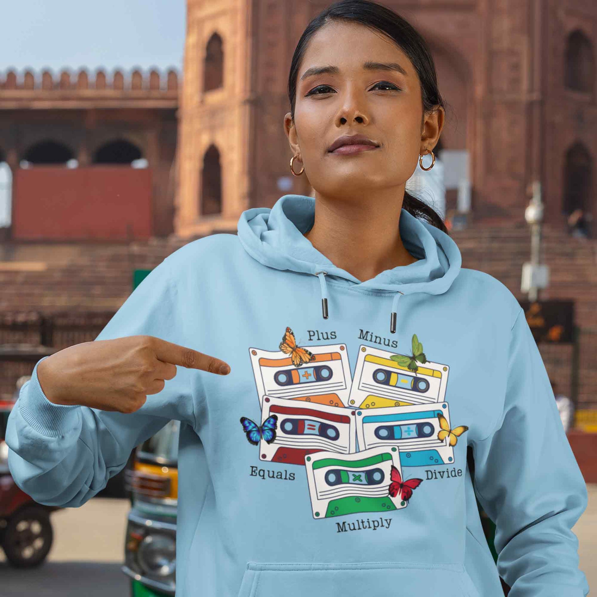 ed sheeran ed's math hoodie hooded sweatshirt winterwear music band buy online united states usa the banyan tee tbt men women girls boys unisex baby blue