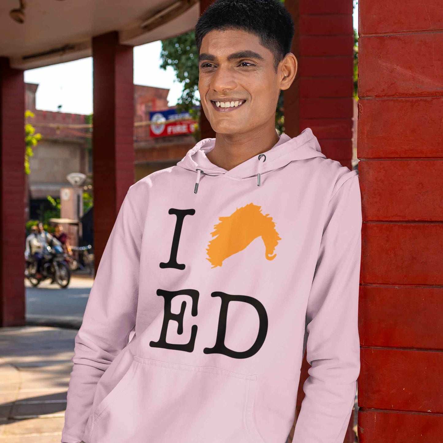ed sheeran i love ed hoodie hooded sweatshirt winterwear music band buy online united states usa the banyan tee tbt men women girls boys unisex baby pink