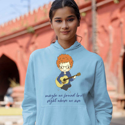 ed sheeran thinking out loud hoodie hooded sweatshirt winterwear music band buy online united states usa the banyan tee tbt men women girls boys unisex baby blue