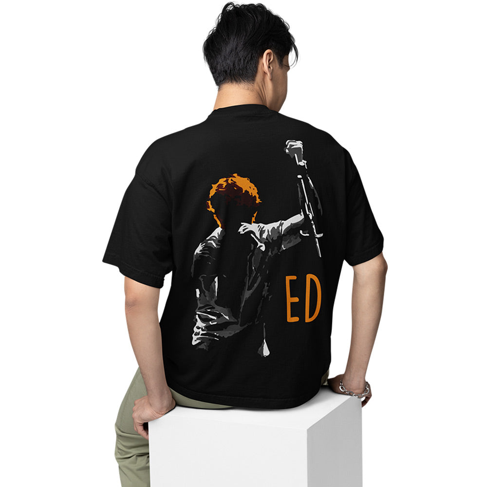 ed sheeran oversized t shirt - ed silhouette music t-shirt black buy online india the banyan tee tbt men women girls boys unisex