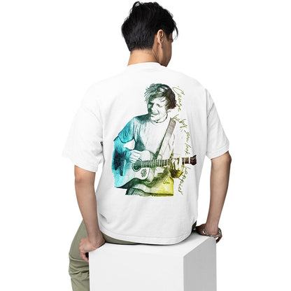ed sheeran ed sheeran oversized t shirt - autumn variations music t-shirt white buy online india the banyan tee tbt men women girls boys unisex