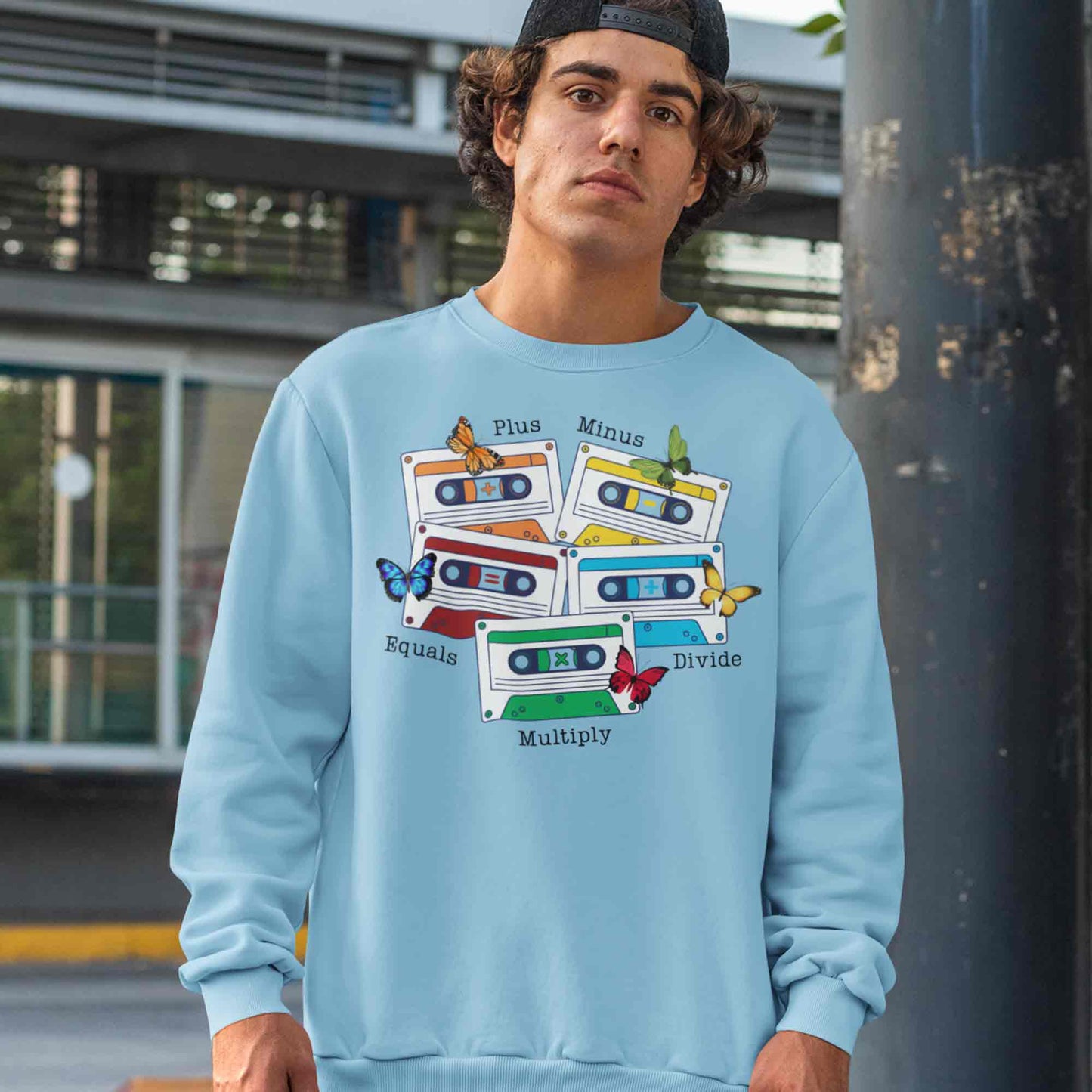 ed sheeran ed's math sweatshirt upper winterwear music band buy online united states usa the banyan tee tbt men women girls boys unisex baby blue