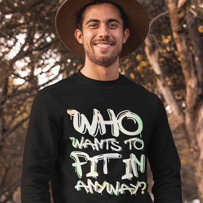 ed sheeran nobody wants to fit in - i don't care sweatshirt upper winterwear music band buy online united states usa the banyan tee tbt men women girls boys unisex black