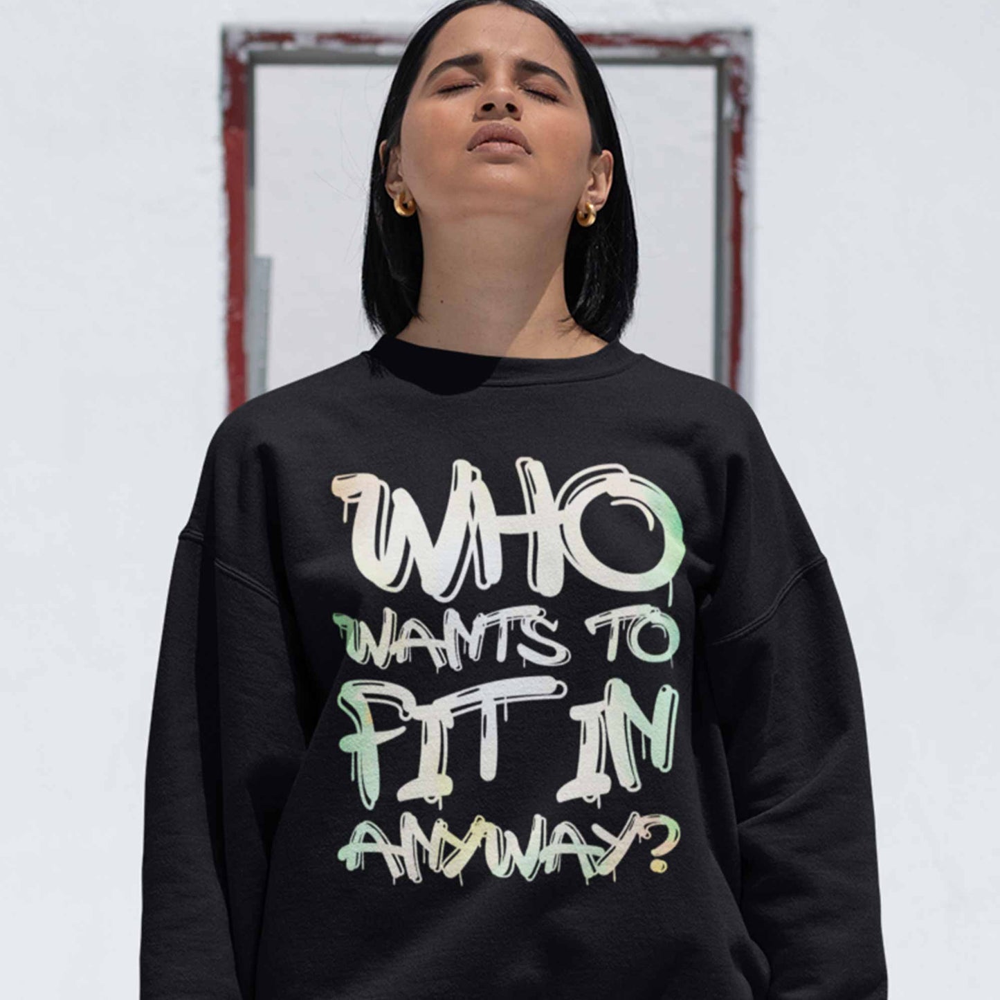 ed sheeran nobody wants to fit in - i don't care sweatshirt upper winterwear music band buy online united states usa the banyan tee tbt men women girls boys unisex black