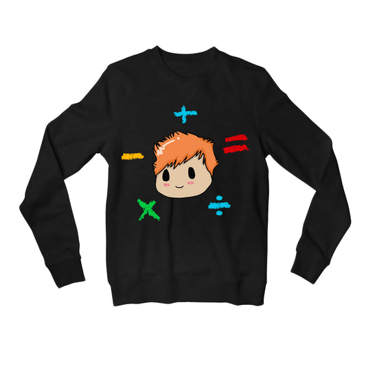 ed sheeran the album math sweatshirt upper winterwear music band buy online united states of america usa the banyan tee tbt men women girls boys unisex black