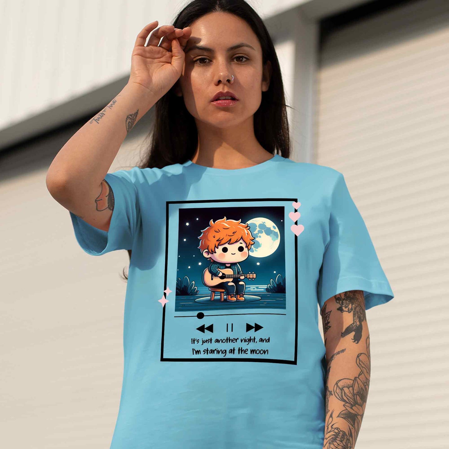 ed sheeran all of our stars t-shirt music band buy online united states of america usa the banyan tee tbt men women girls boys unisex black