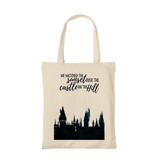 ed sheeran castle on the hill tote bag hand printed cotton women men unisex