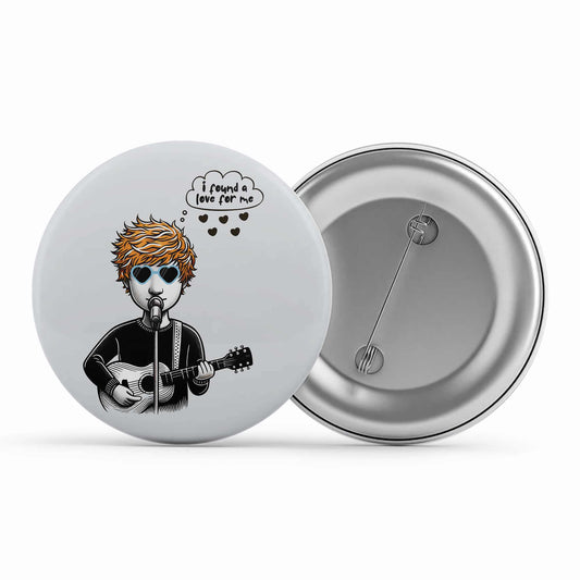 ed sheeran perfect badge pin button music band buy online united states of america usa the banyan tee tbt men women girls boys unisex