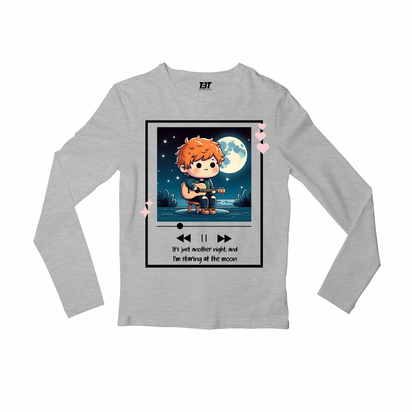 ed sheeran all of our stars full sleeves long sleeves music band buy online india the banyan tee tbt men women girls boys unisex Gray