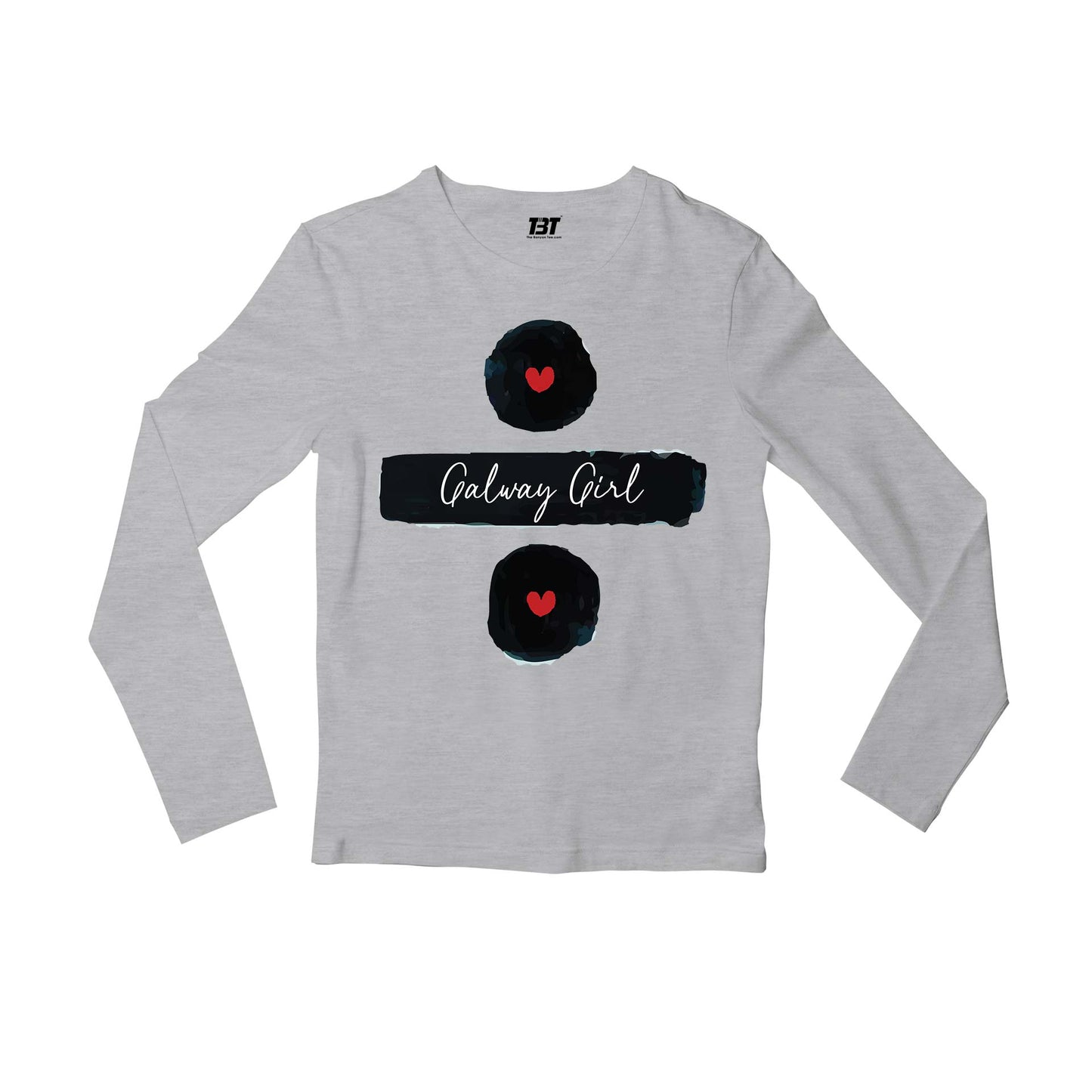 ed sheeran galway girl full sleeves long sleeves music band buy online india the banyan tee tbt men women girls boys unisex gray