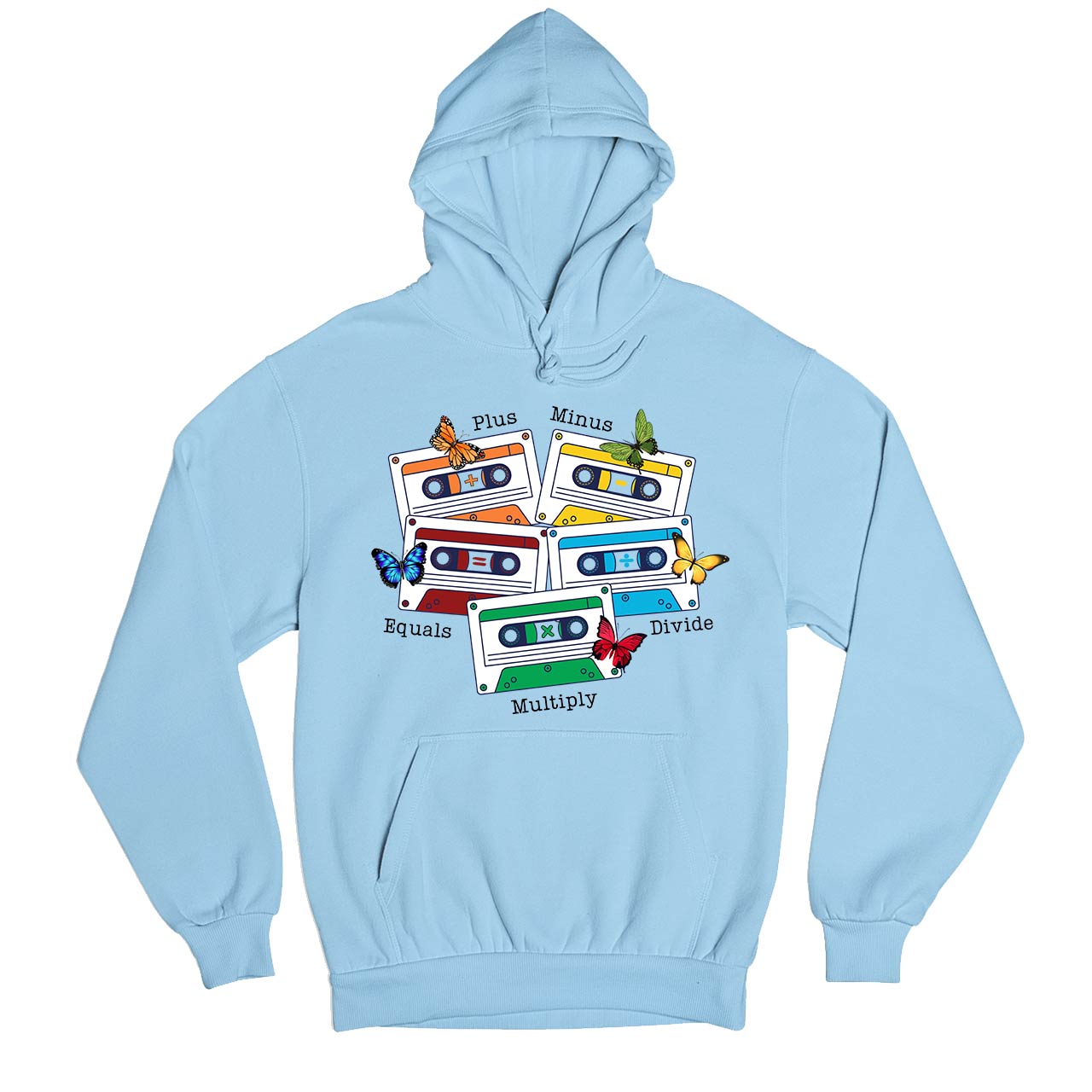 ed sheeran ed's math hoodie hooded sweatshirt winterwear music band buy online united states usa the banyan tee tbt men women girls boys unisex baby blue