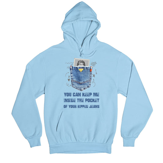 ed sheeran photograph hoodie hooded sweatshirt winterwear music band buy online usa united states of america the banyan tee tbt men women girls boys unisex baby blue