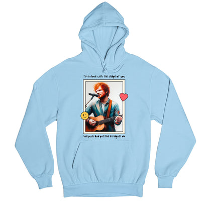 ed sheeran shape of you hoodie hooded sweatshirt winterwear music band buy online usa united states of america the banyan tee tbt men women girls boys unisex baby blue