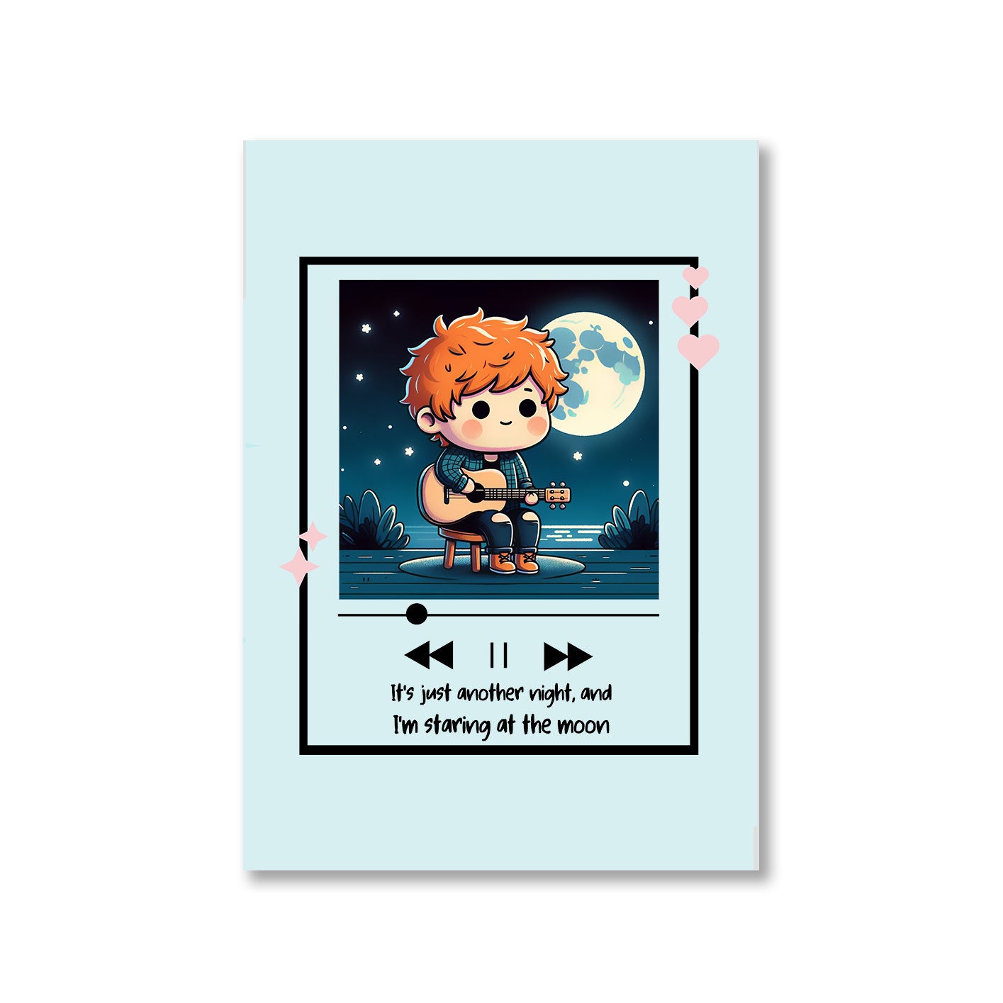 ed sheeran all of our stars poster wall art buy online united states of america usa the banyan tee tbt a4