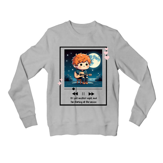 ed sheeran all of our stars sweatshirt upper winterwear music band buy online united states of america usa the banyan tee tbt men women girls boys unisex gray