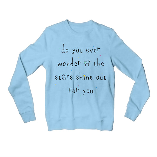 ed sheeran do you ever wonder - autumn leaves sweatshirt upper winterwear music band buy online united states of america usa the banyan tee tbt men women girls boys unisex baby blue