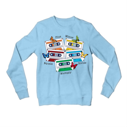 ed sheeran ed's math sweatshirt upper winterwear music band buy online united states of america usa the banyan tee tbt men women girls boys unisex baby blue