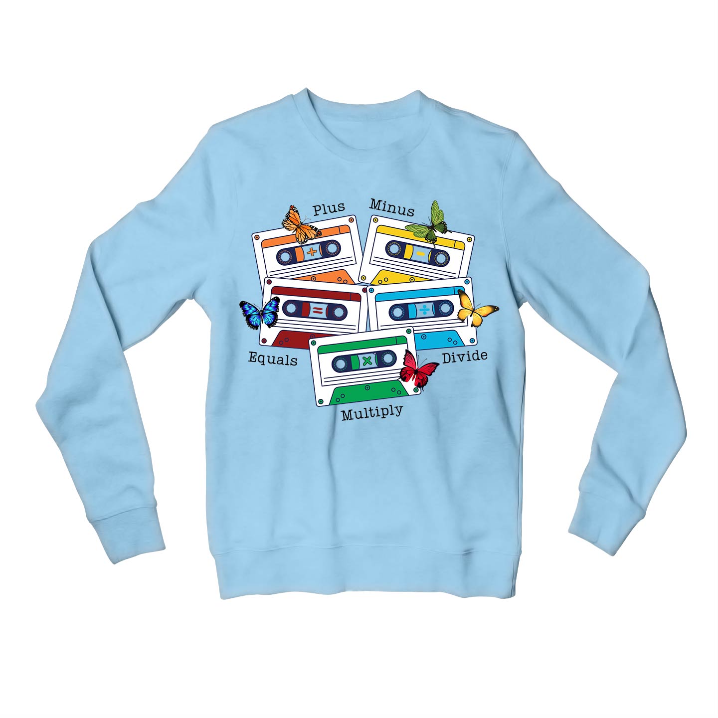 ed sheeran ed's math sweatshirt upper winterwear music band buy online united states usa the banyan tee tbt men women girls boys unisex baby blue