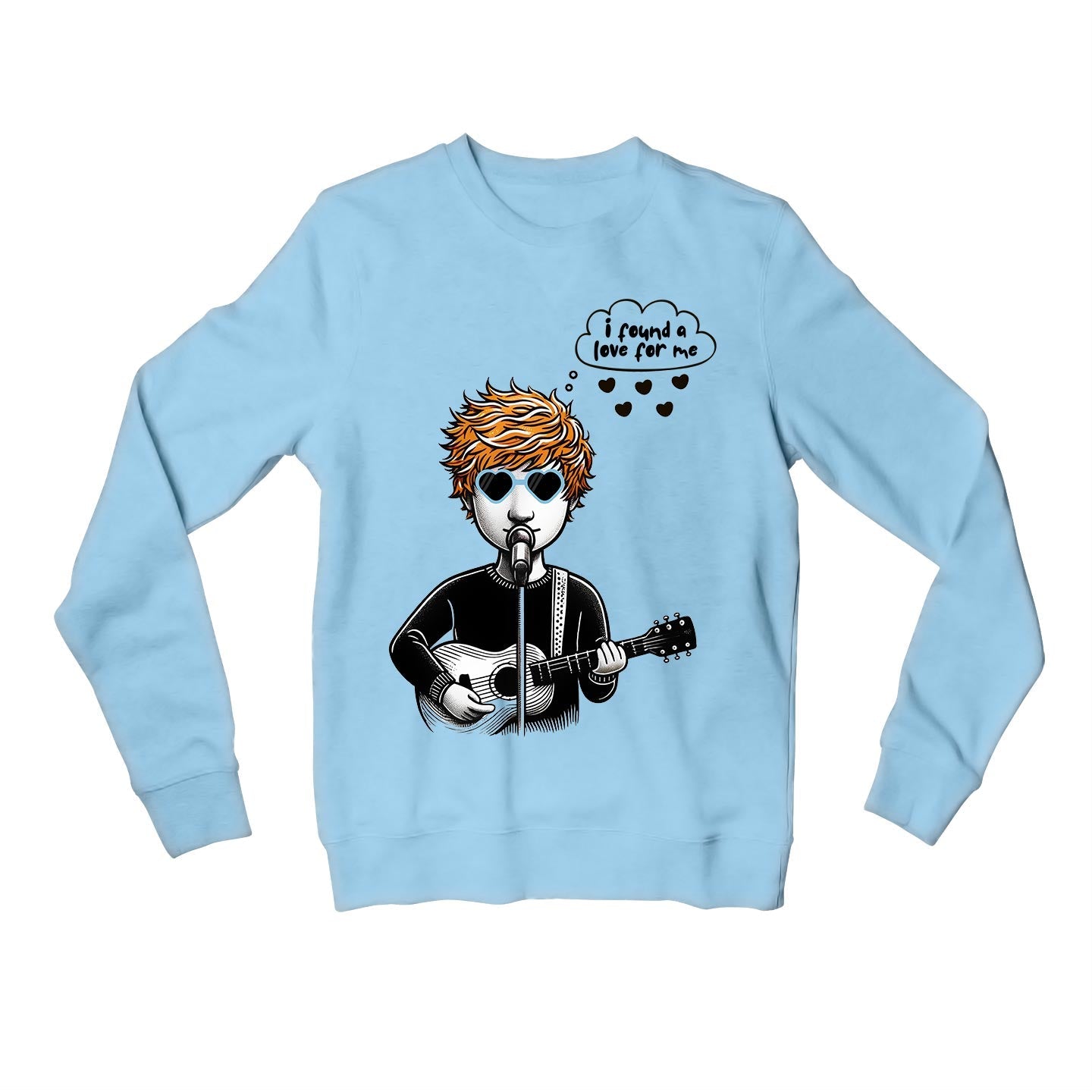 ed sheeran perfect sweatshirt upper winterwear music band buy online united states usa the banyan tee tbt men women girls boys unisex baby blue