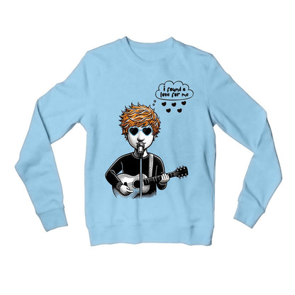 ed sheeran perfect sweatshirt upper winterwear music band buy online united states usa the banyan tee tbt men women girls boys unisex baby blue