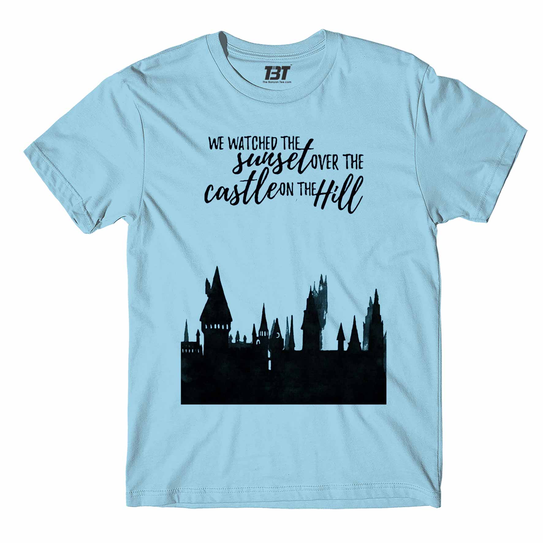 ed sheeran castle on the hill t-shirt music band buy online usa united states the banyan tee tbt men women girls boys unisex Ocean Blue