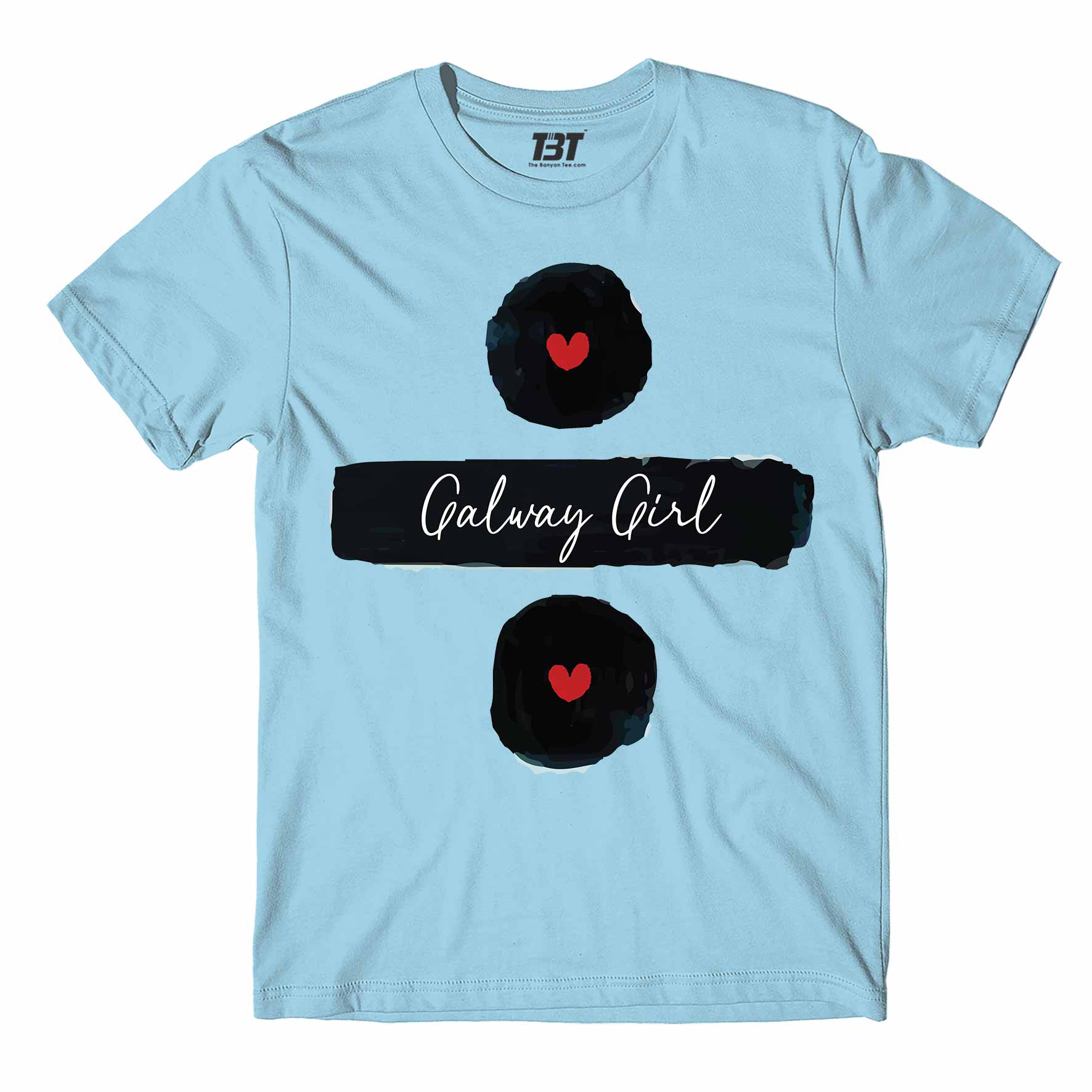 ed sheeran galway girl t-shirt music band buy online usa united states the banyan tee tbt men women girls boys unisex Ocean Blue