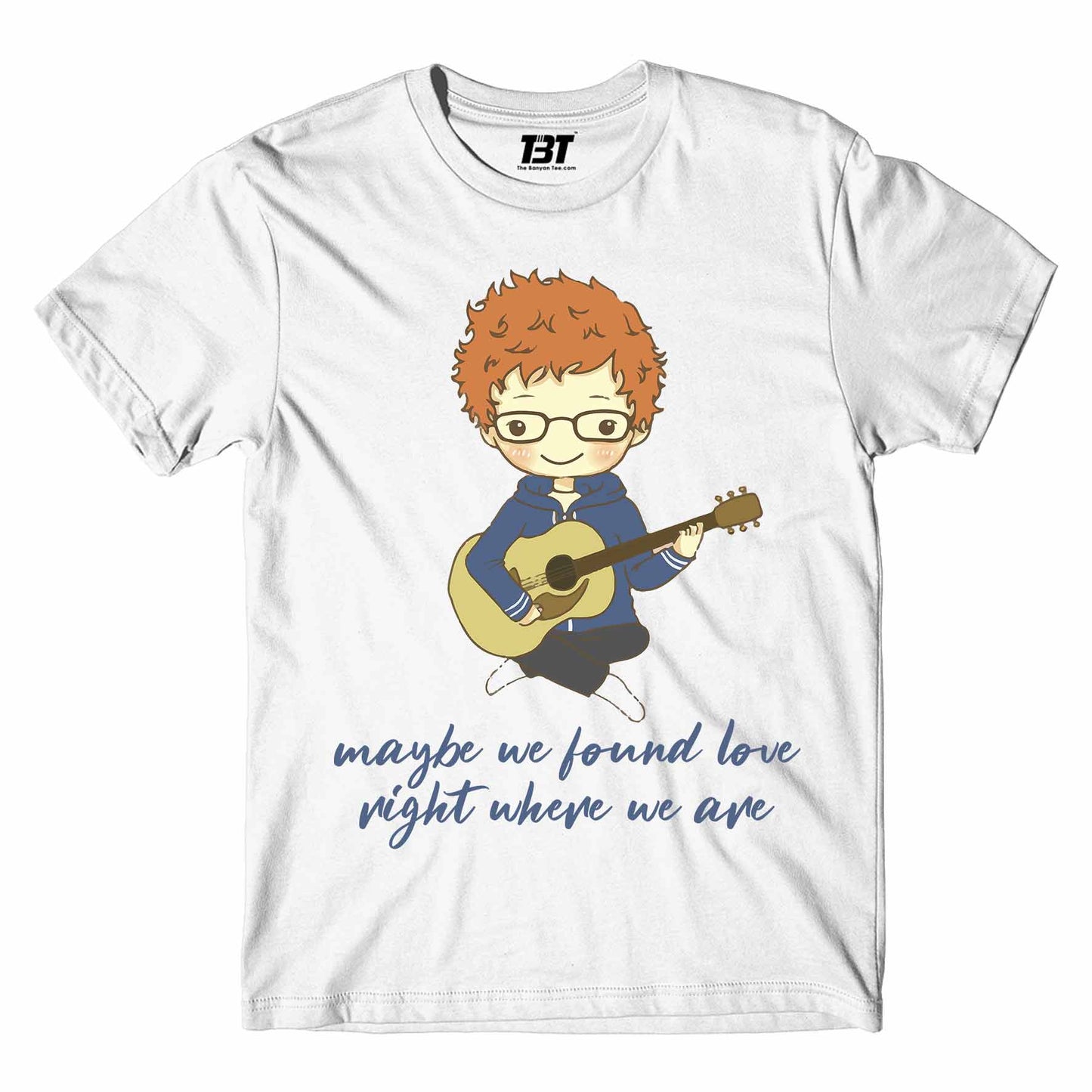 ed sheeran thinking out loud t-shirt music band buy online usa united states the banyan tee tbt men women girls boys unisex white