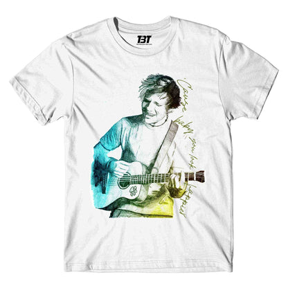 ed sheeran happier t-shirt music band buy online united states of america usa the banyan tee tbt men women girls boys unisex Sky Blue