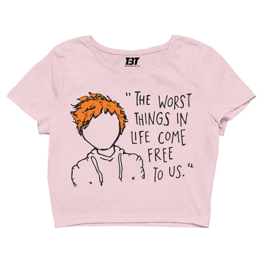 ed sheeran happier crop top music band buy online united states of america usa the banyan tee tbt men women girls boys unisex baby pink