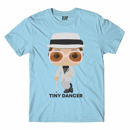 elton john tiny dancer t-shirt music band buy online usa united states the banyan tee tbt men women girls boys unisex Ocean  Blue